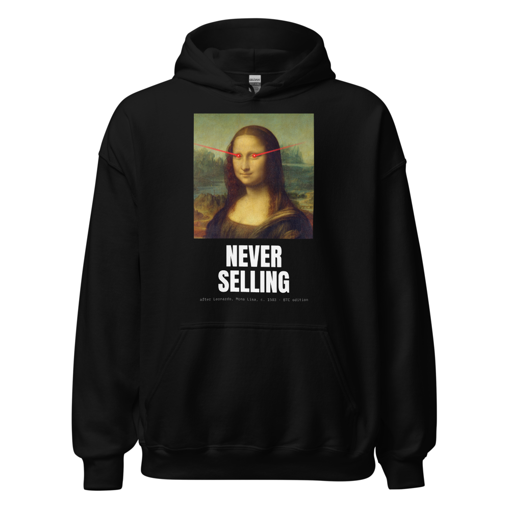 BTC “Never Selling” Mona Lisa Hoodie