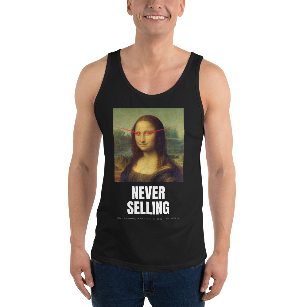BTC “Never Selling” Mona Lisa Tank Top