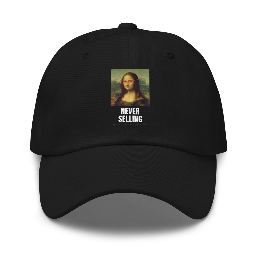 BTC “Never Selling” Mona Lisa Dad Hat