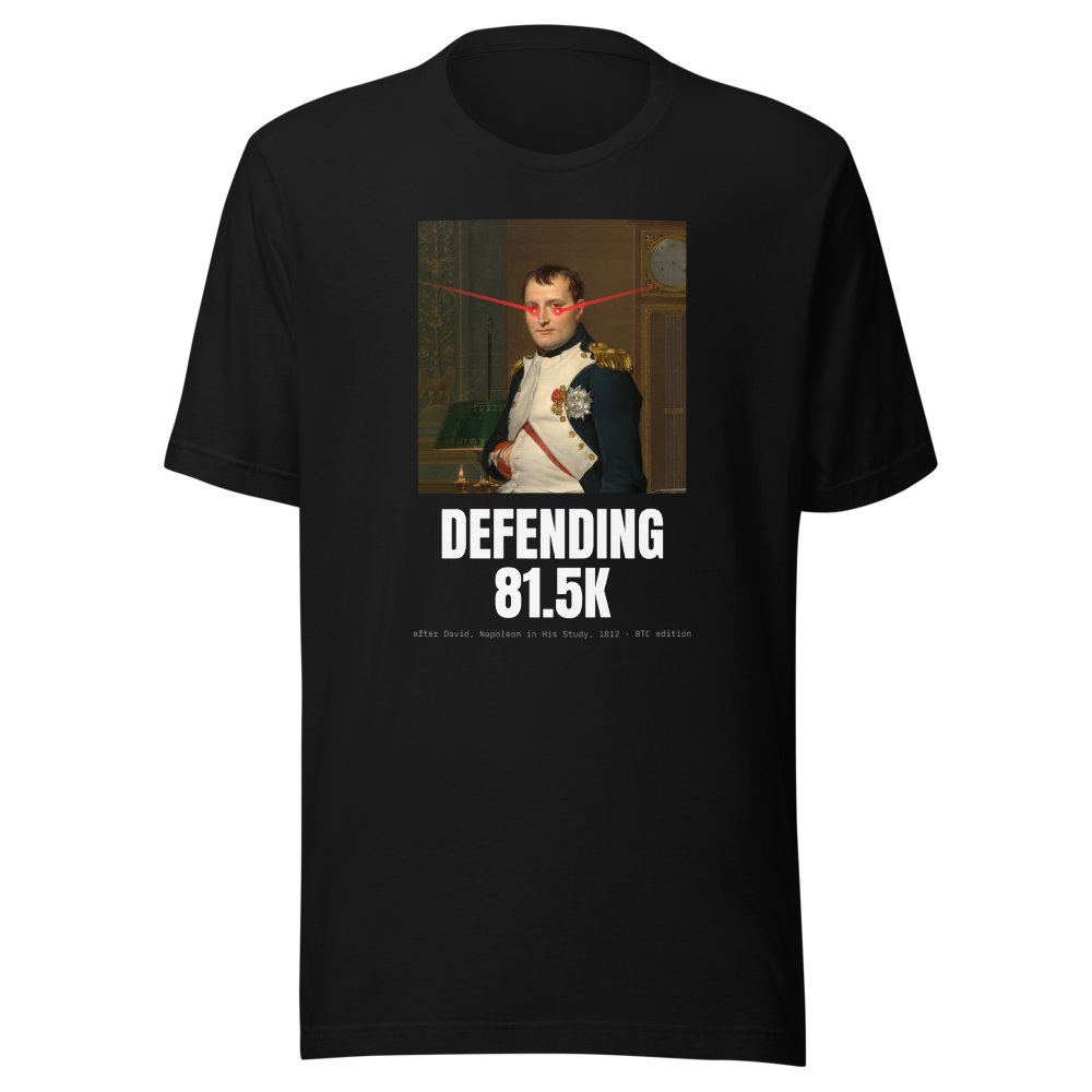 BTC “Defending 81.5k” Napoleon Classic Tee