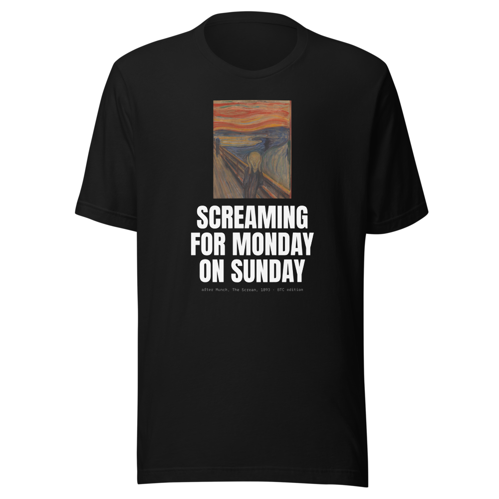 BTC “Screaming For Monday On Sunday” The Scream Classic Tee