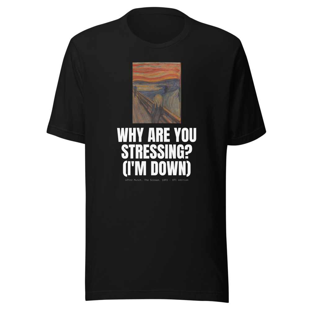 BTC “Why Are You Stressing? (i'm Down)” The Scream Classic Tee
