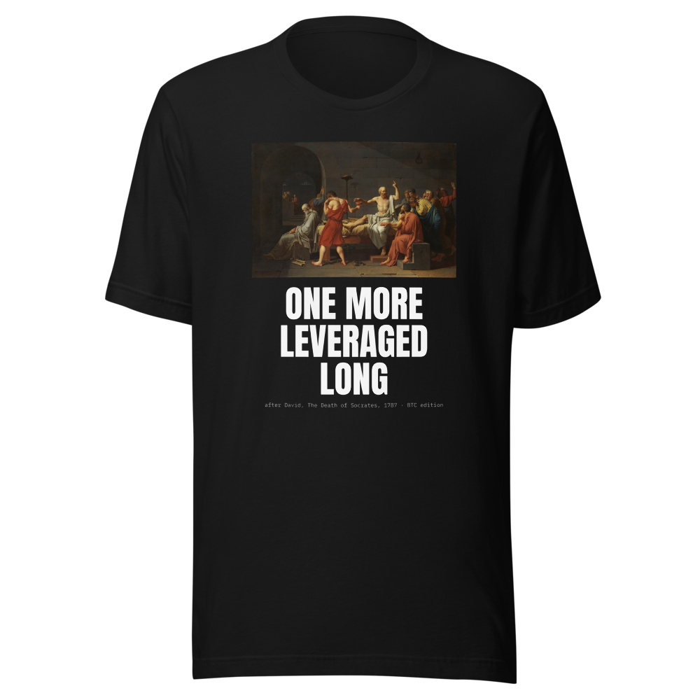 BTC “One More Leveraged Long” Socrates Classic Tee