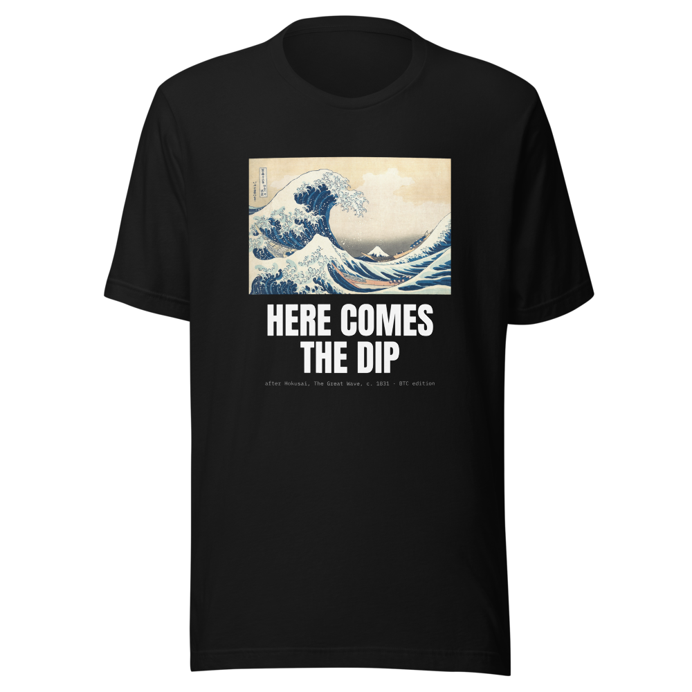 BTC “Here Comes The Dip” Great Wave Classic Tee