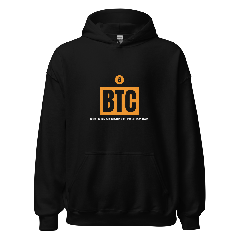 BTC “Not A Bear Market, I'm Just Bad” Box logo Hoodie