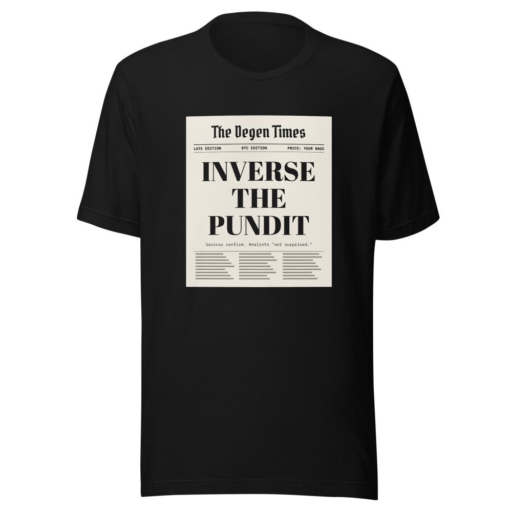 BTC “Inverse The Pundit” Headline Classic Tee