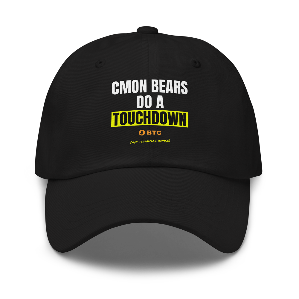 BTC “Cmon Bears Do A Touchdown” Meme Dad Hat