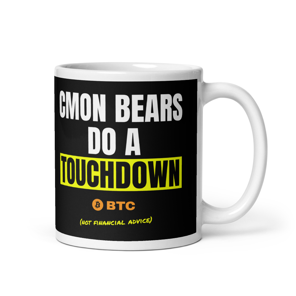 BTC “Cmon Bears Do A Touchdown” Meme Mug