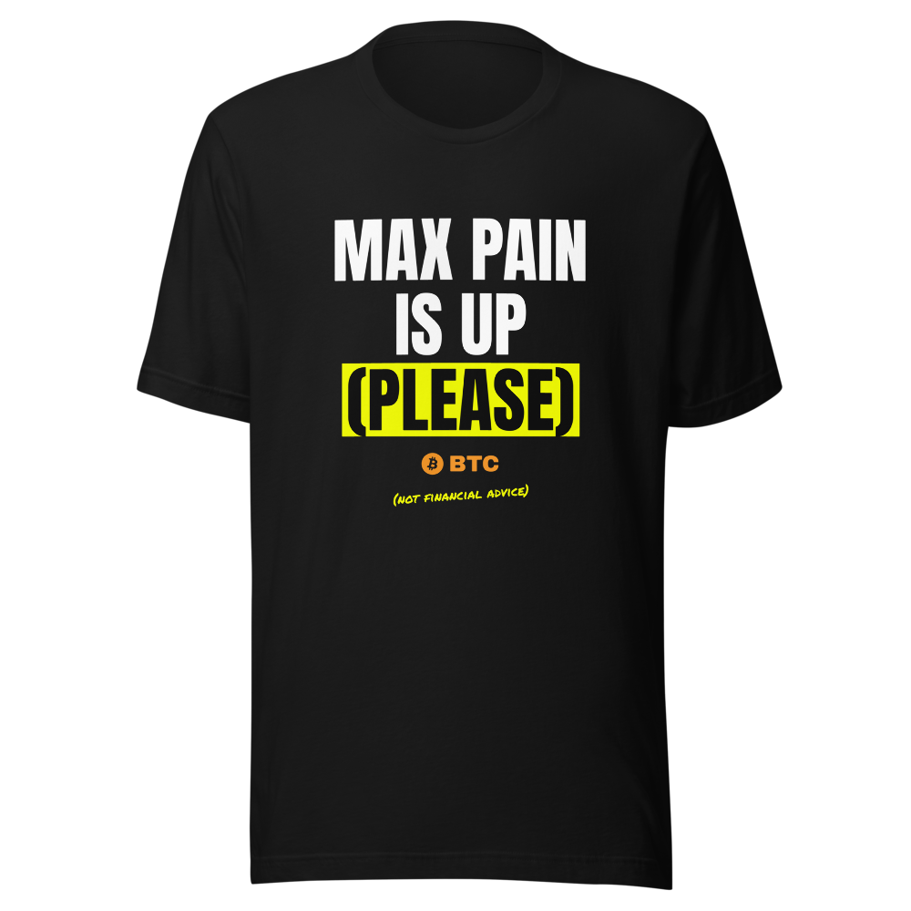 BTC “Max Pain Is Up (please)” Meme Classic Tee