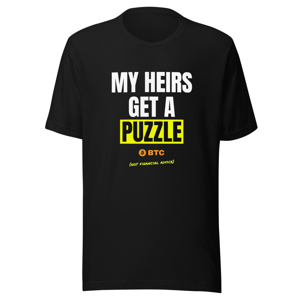BTC “My Heirs Get A Puzzle” Meme Classic Tee