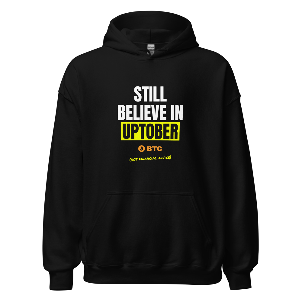 BTC “Still Believe In Uptober” Meme Hoodie
