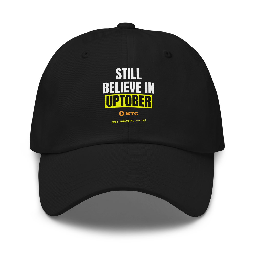 BTC “Still Believe In Uptober” Meme Dad Hat