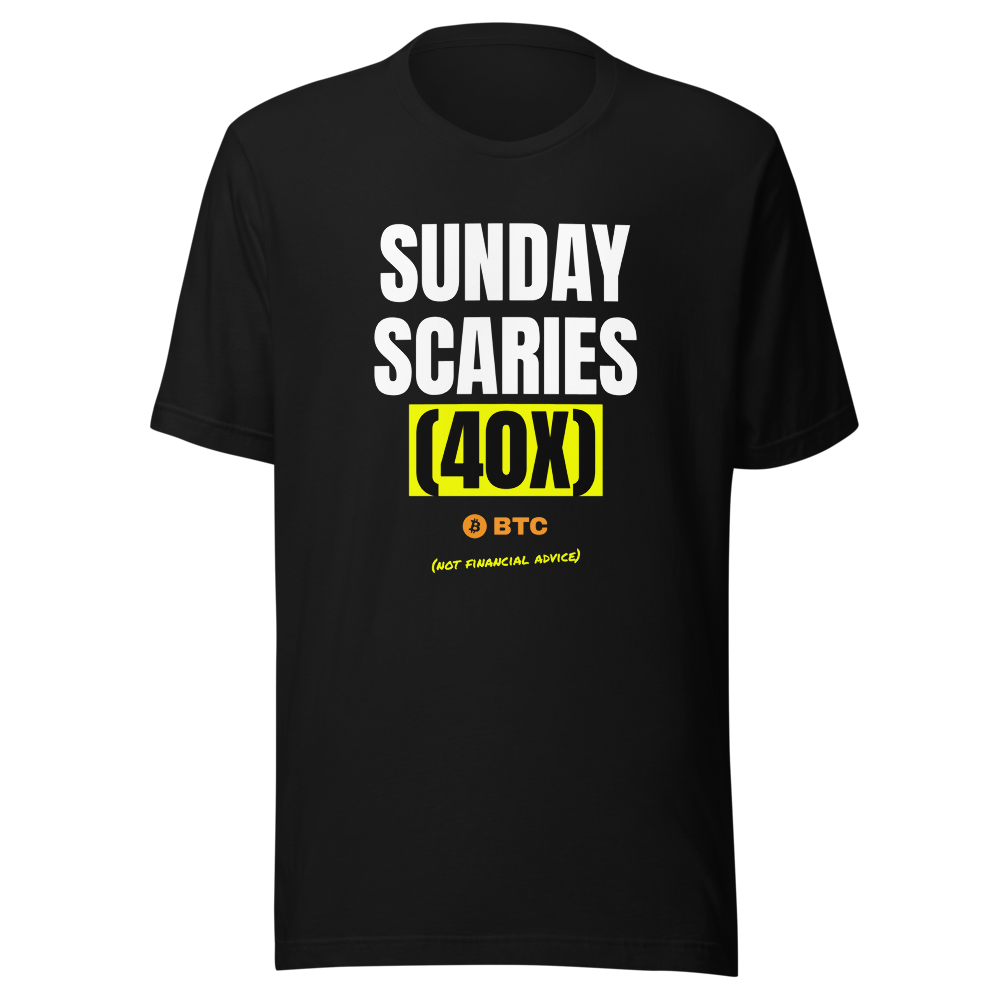 BTC “Sunday Scaries (40x)” Meme Classic Tee