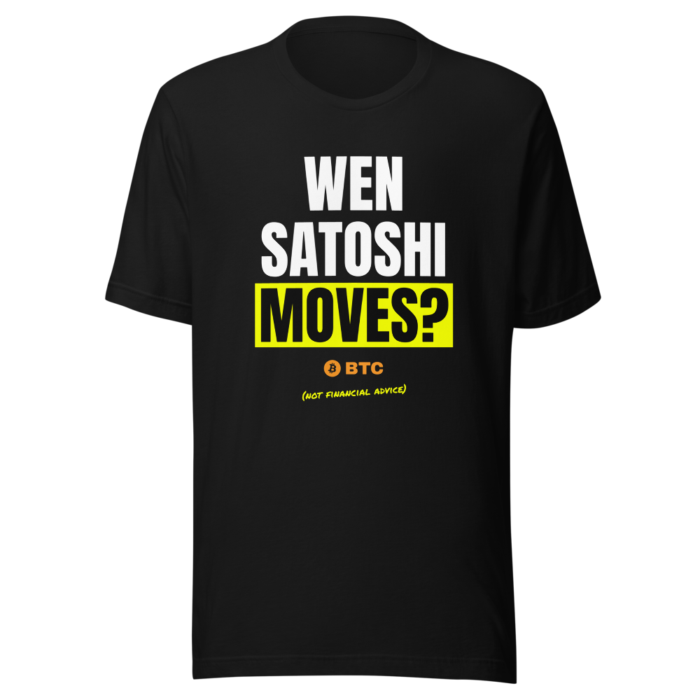 BTC “Wen Satoshi Moves?” Meme Classic Tee