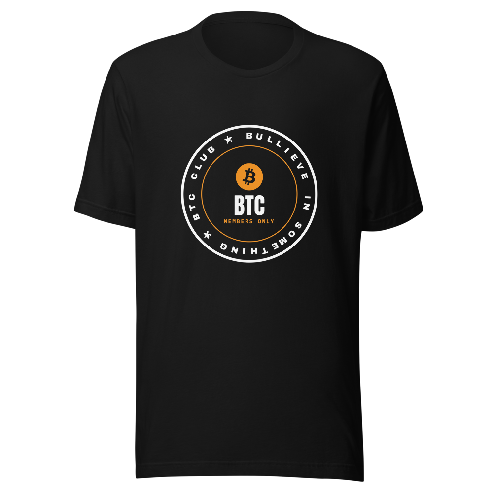 BTC “Bullieve In Something” Club stamp Classic Tee