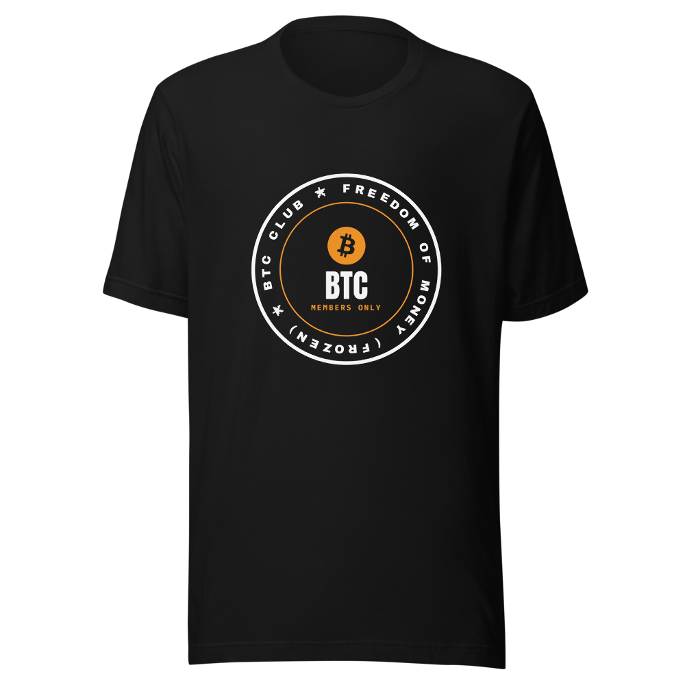 BTC “Freedom Of Money (frozen)” Club stamp Classic Tee