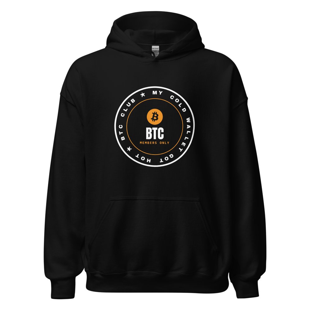 BTC “My Cold Wallet Got Hot” Club stamp Hoodie