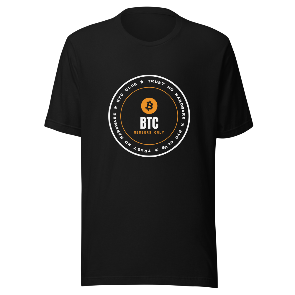 BTC “Trust No Hardware” Club stamp Classic Tee