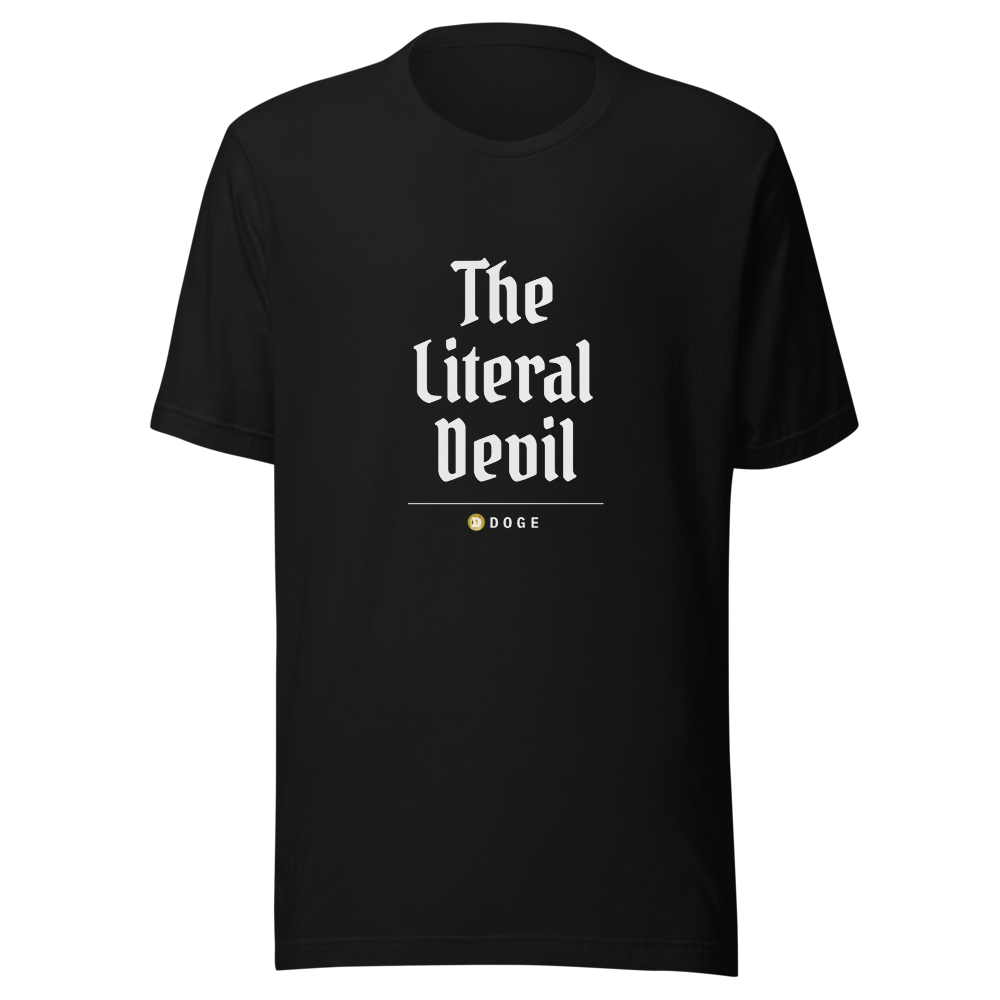 DOGE “The Literal Devil” Gothic Classic Tee