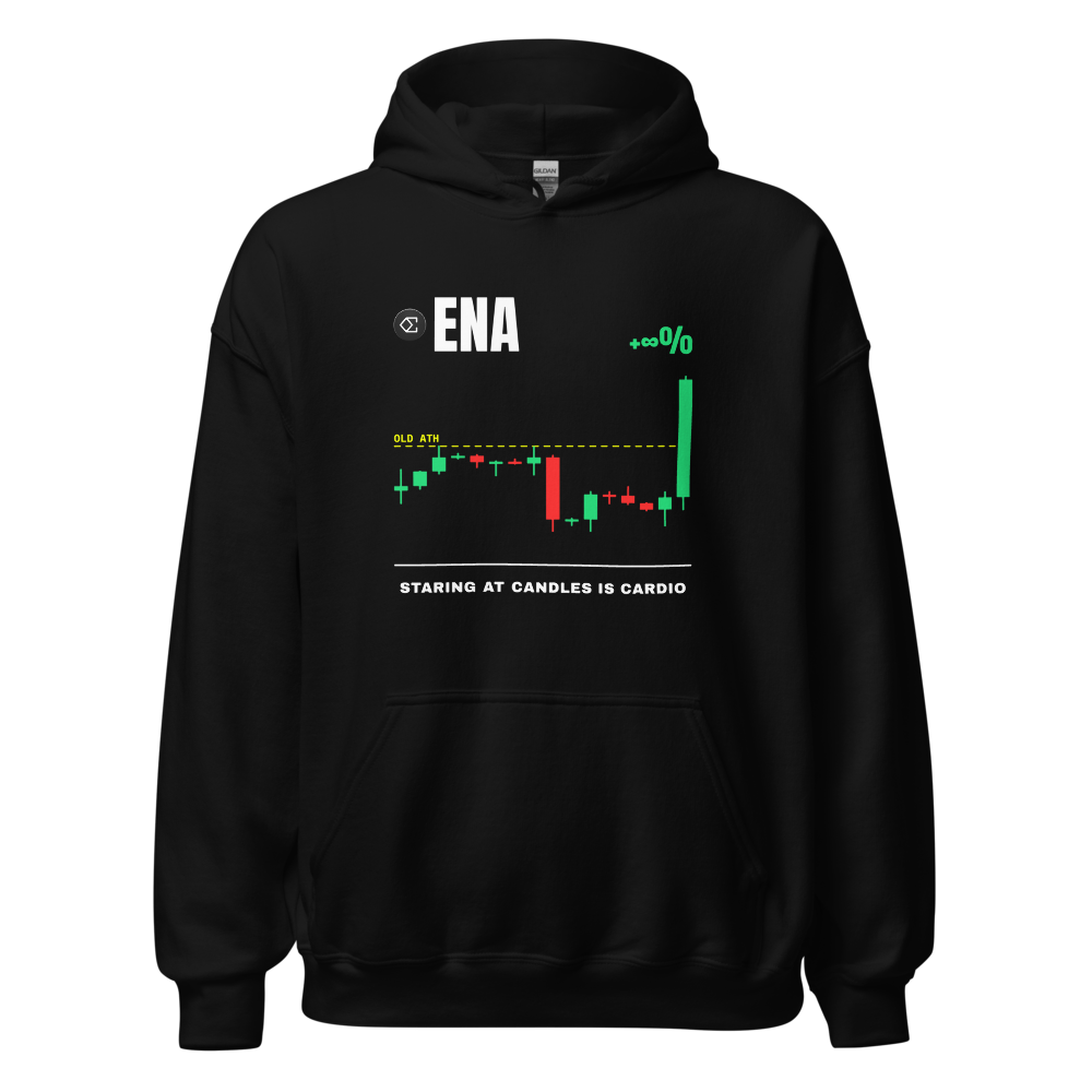 ENA “Staring At Candles Is Cardio” Pump chart Hoodie