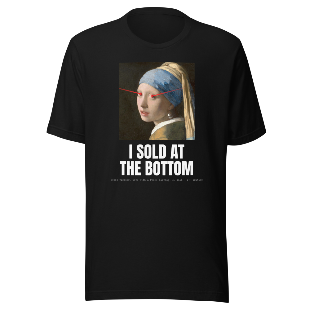 ETH “I Sold At The Bottom” Pearl Earring Classic Tee