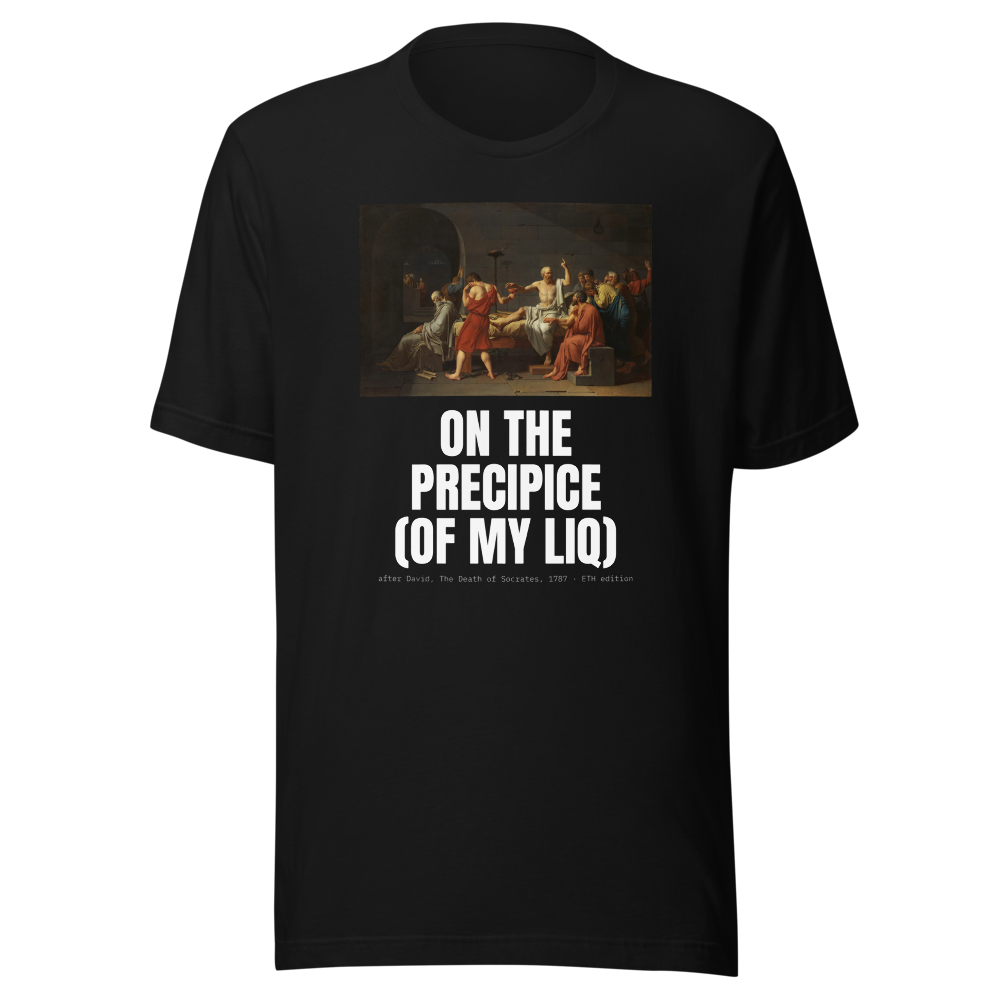 ETH “On The Precipice (of My Liq)” Socrates Classic Tee