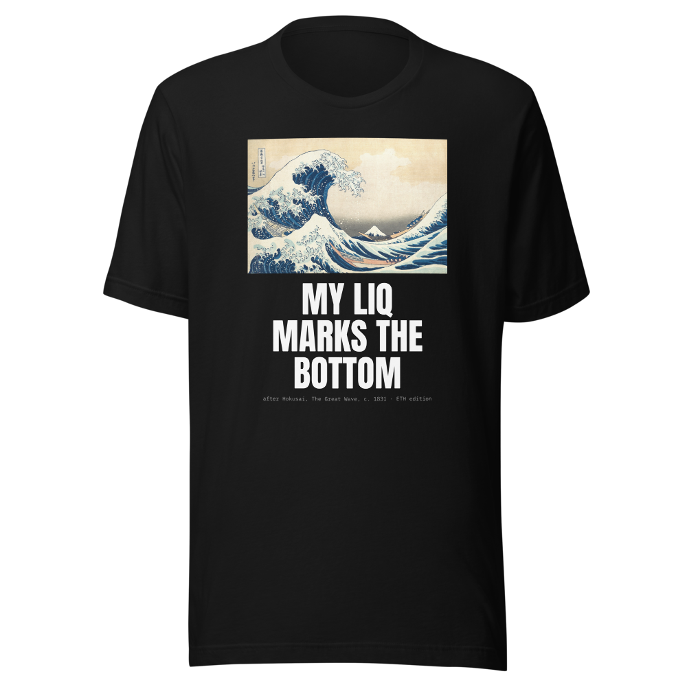 ETH “My Liq Marks The Bottom” Great Wave Classic Tee