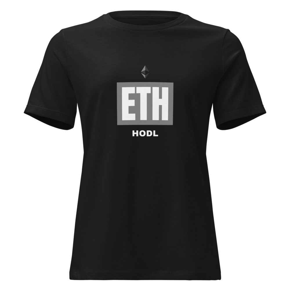ETH “Hodl” Box logo Women's Relaxed Tee