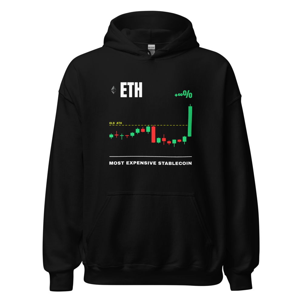 ETH “Most Expensive Stablecoin” Pump chart Hoodie