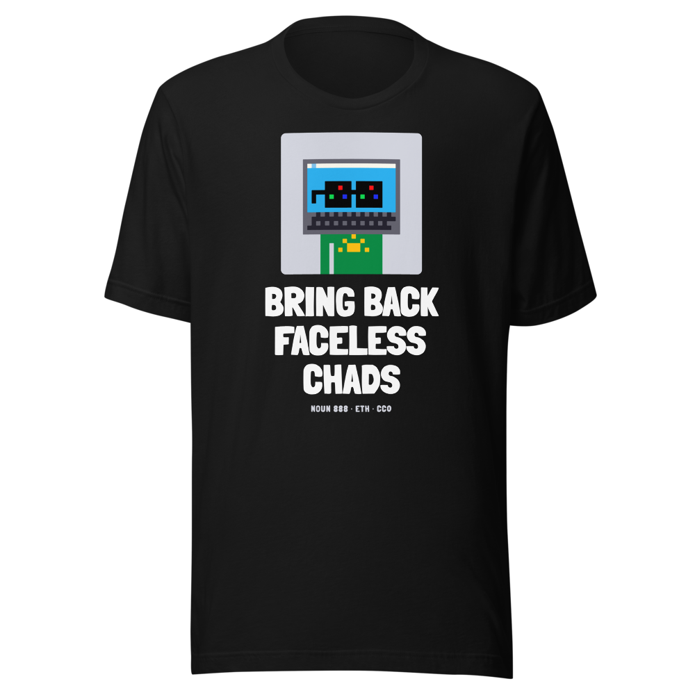 ETH “Bring Back Faceless Chads” Nouns Classic Tee