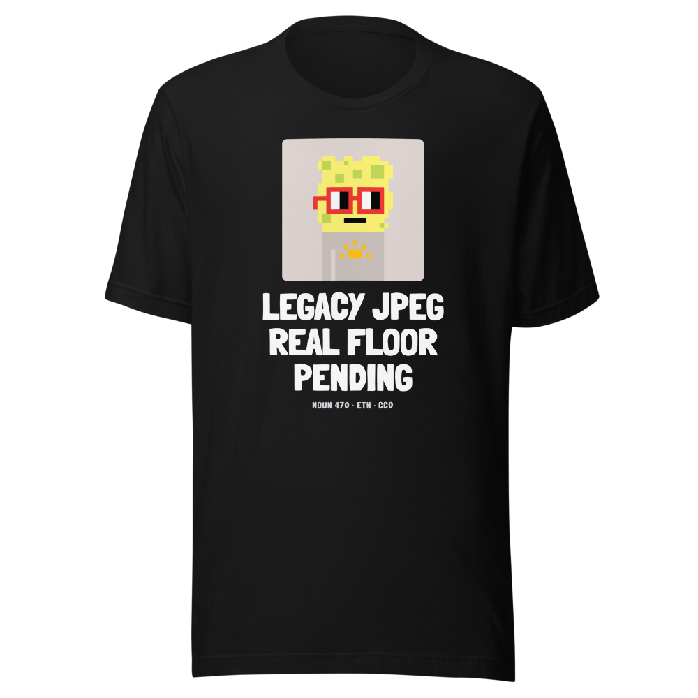 ETH “Legacy Jpeg Real Floor Pending” Nouns Classic Tee