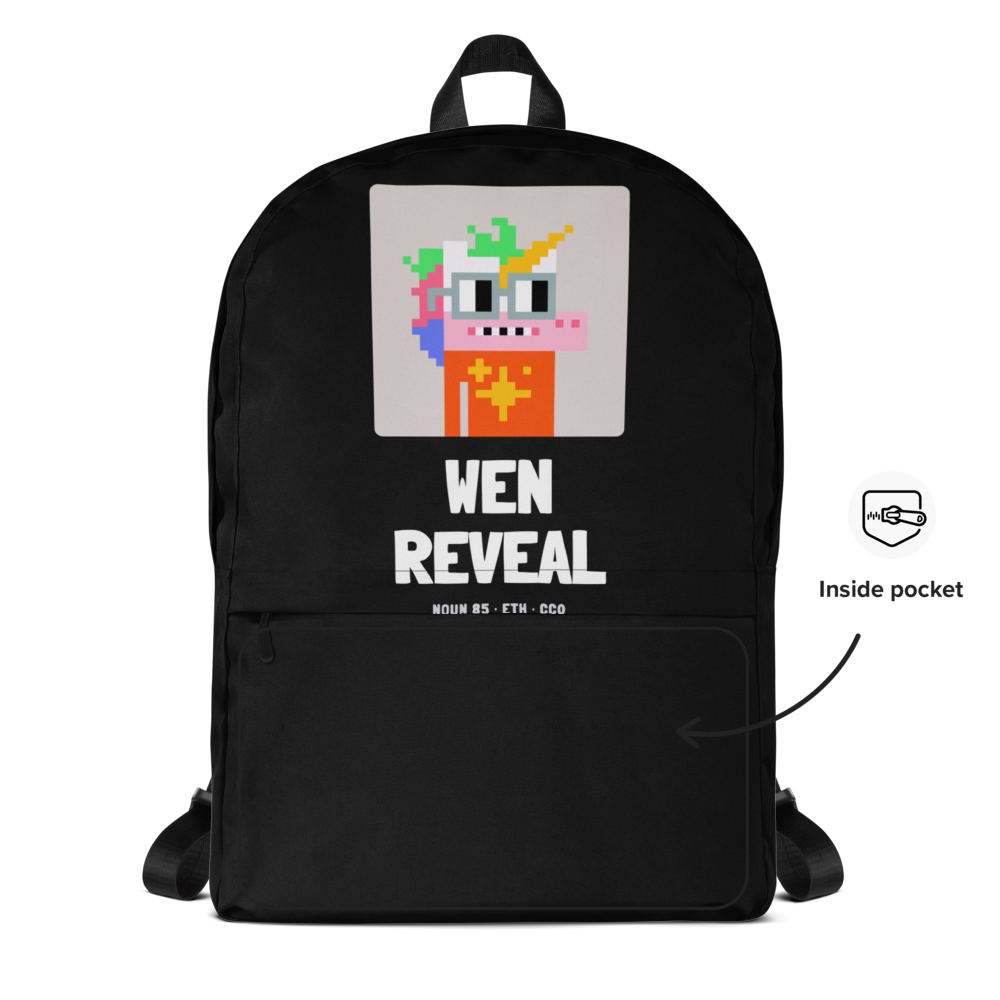 ETH “Wen Reveal” Nouns Backpack