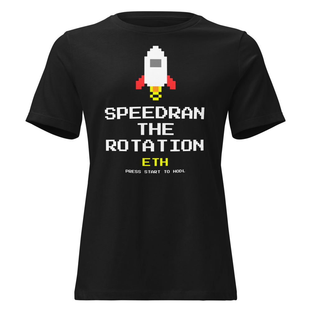 ETH “Speedran The Rotation” 8-bit Women's Relaxed Tee