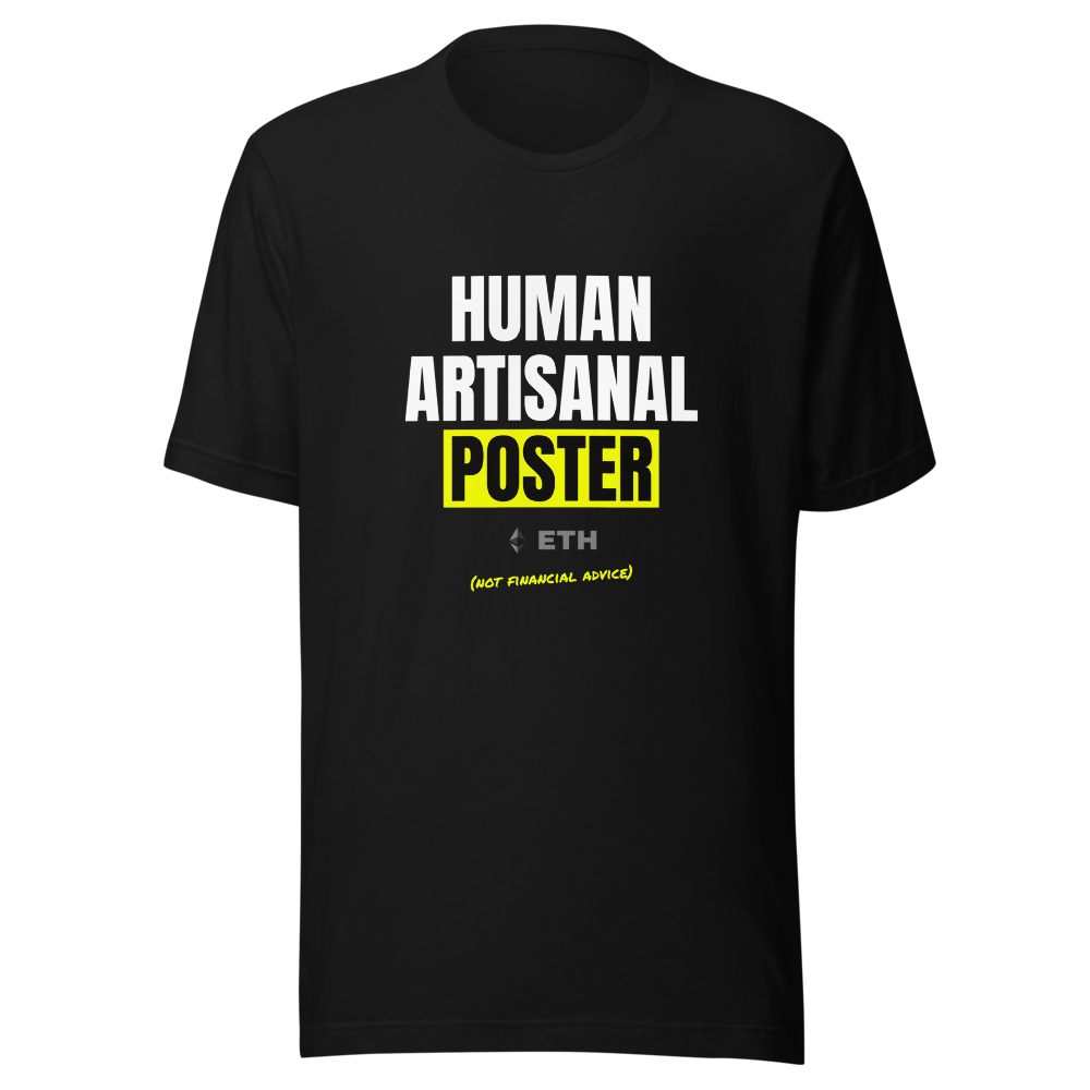 ETH “Human Artisanal Poster” Meme Classic Tee