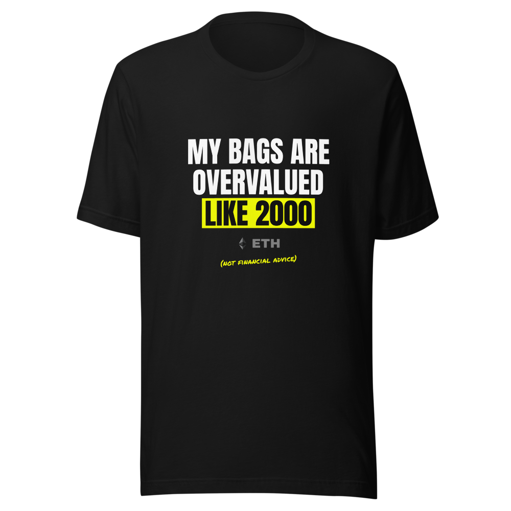 ETH “My Bags Are Overvalued Like 2000” Meme Classic Tee