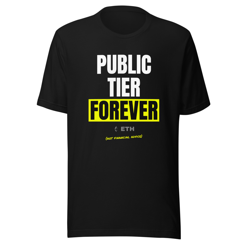 ETH “Public Tier Forever” Meme Classic Tee