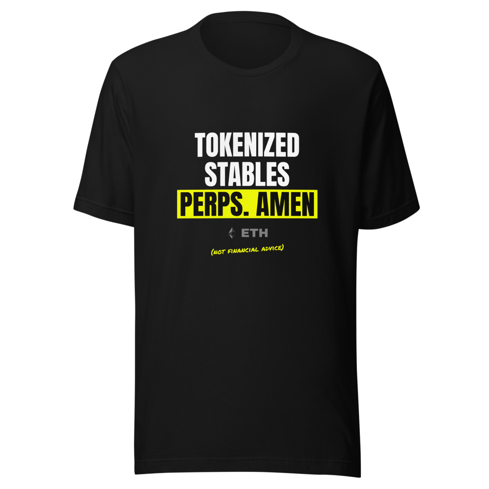 ETH “Tokenized Stables Perps. Amen” Meme Classic Tee