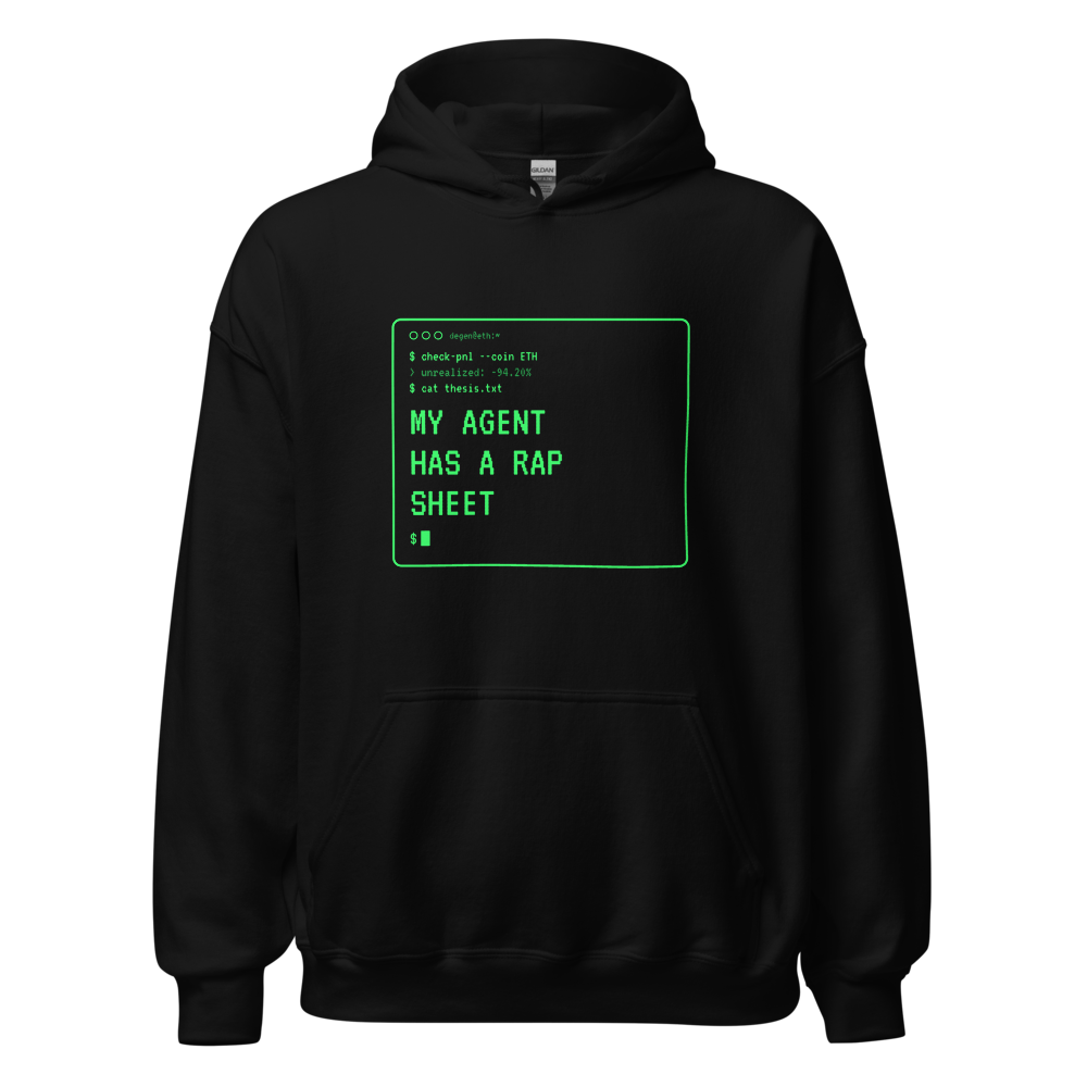 ETH “My Agent Has A Rap Sheet” Terminal Hoodie