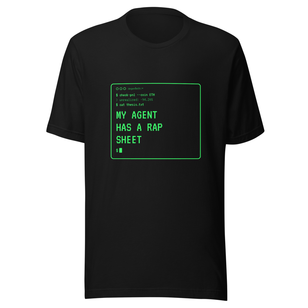 ETH “My Agent Has A Rap Sheet” Terminal Classic Tee