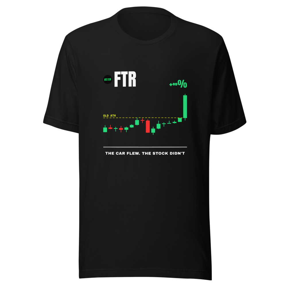 FTR “The Car Flew. The Stock Didn't” Pump chart Classic Tee