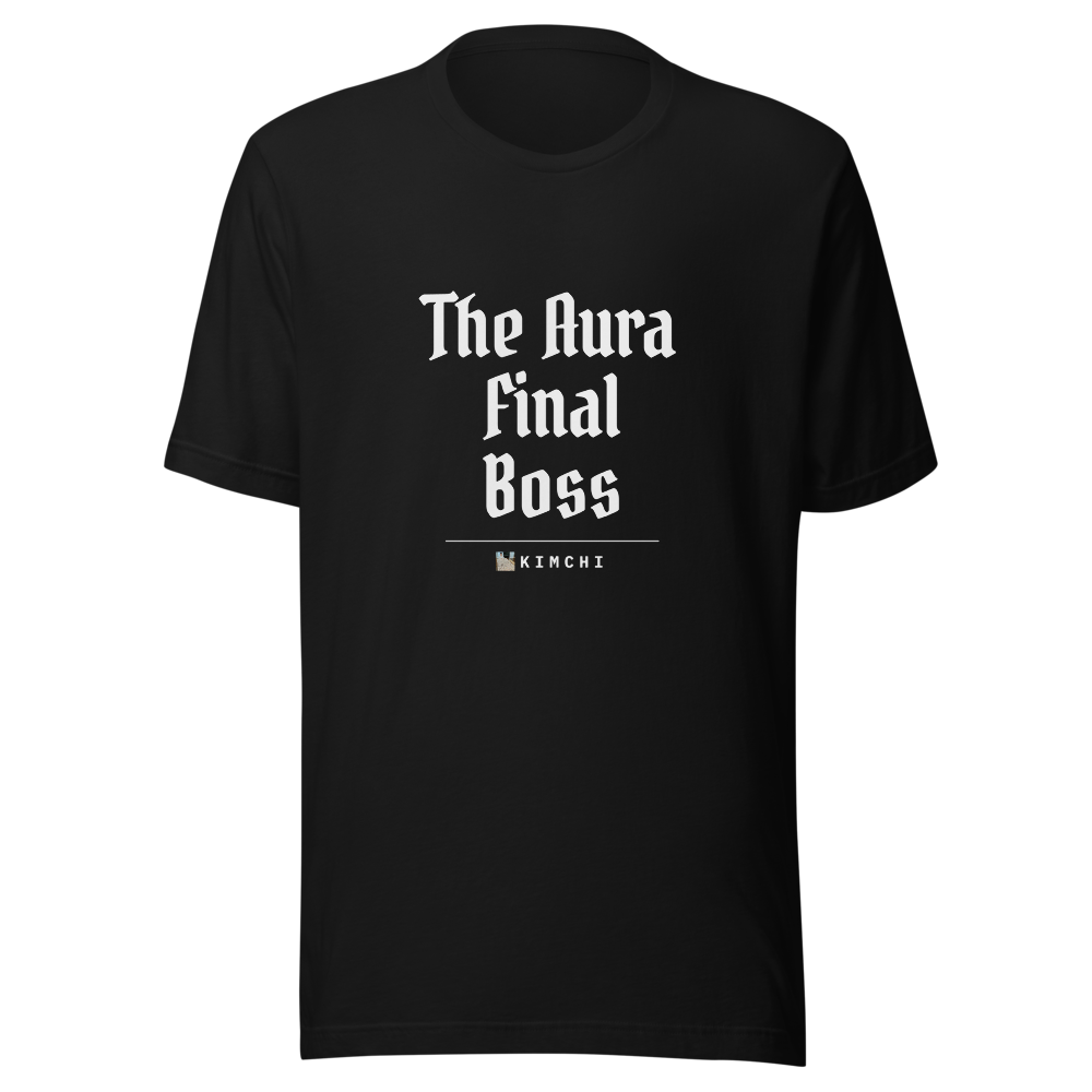 KIMCHI “The Aura Final Boss” Gothic Classic Tee