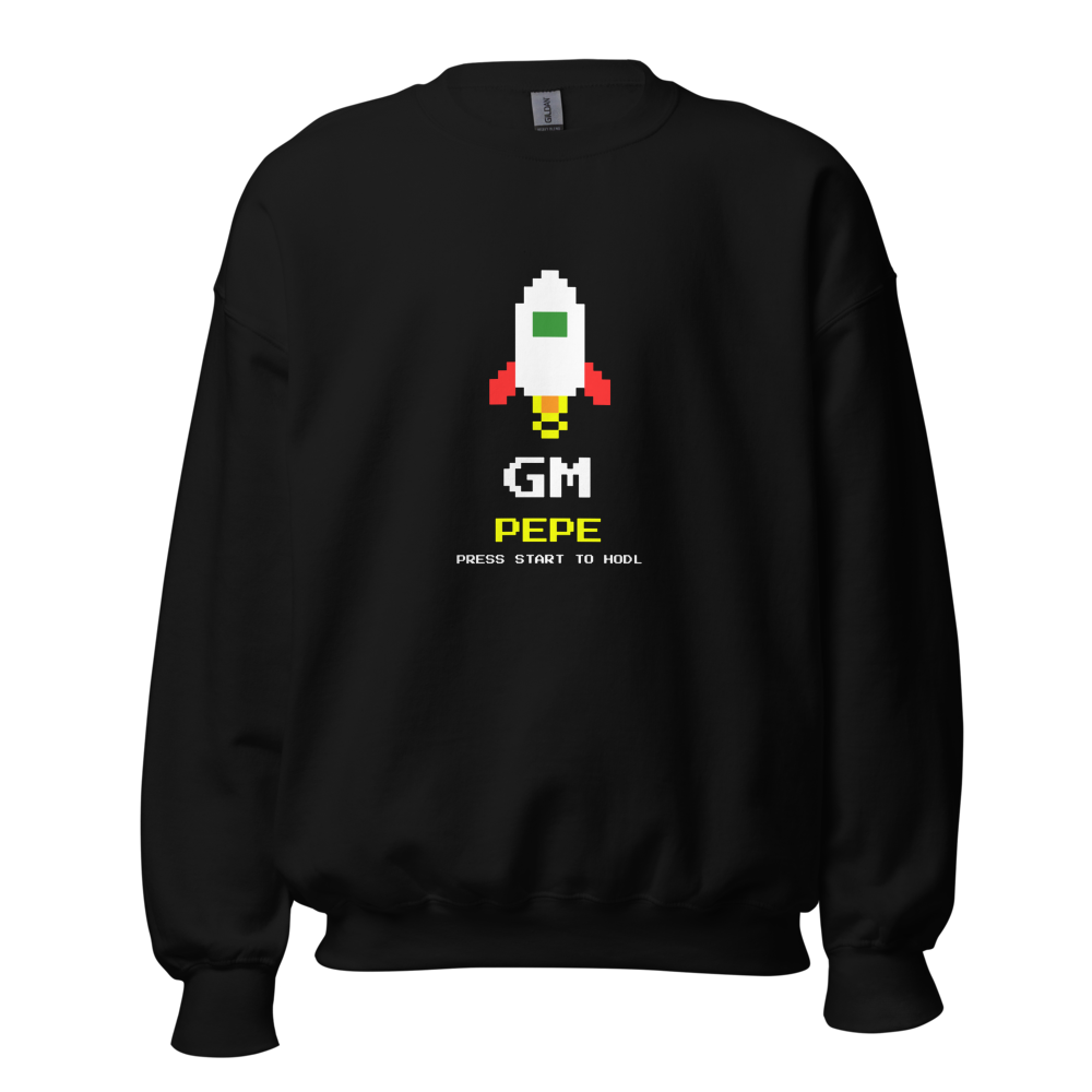 PEPE “Gm” 8-bit Crewneck