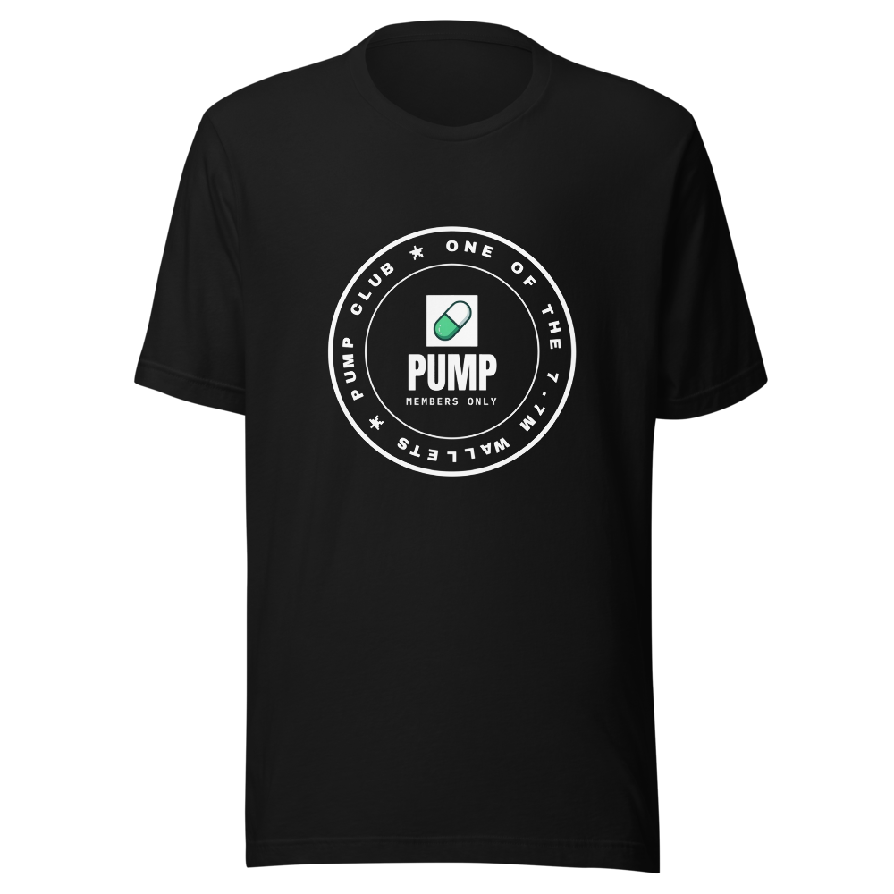 PUMP “One Of The 7.7m Wallets” Club stamp Classic Tee