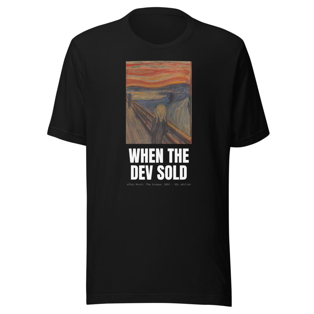 SOL “When The Dev Sold” The Scream Classic Tee