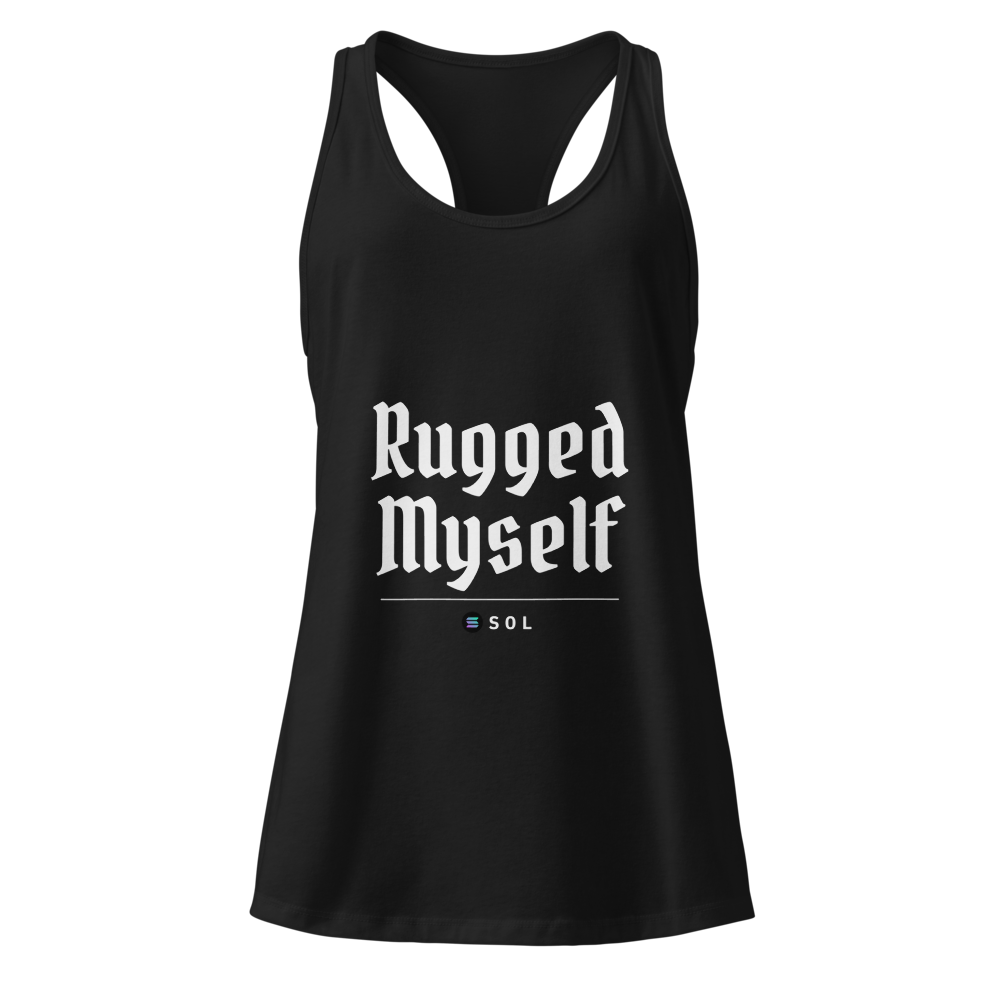 SOL “Rugged Myself” Gothic Women's Racerback Tank