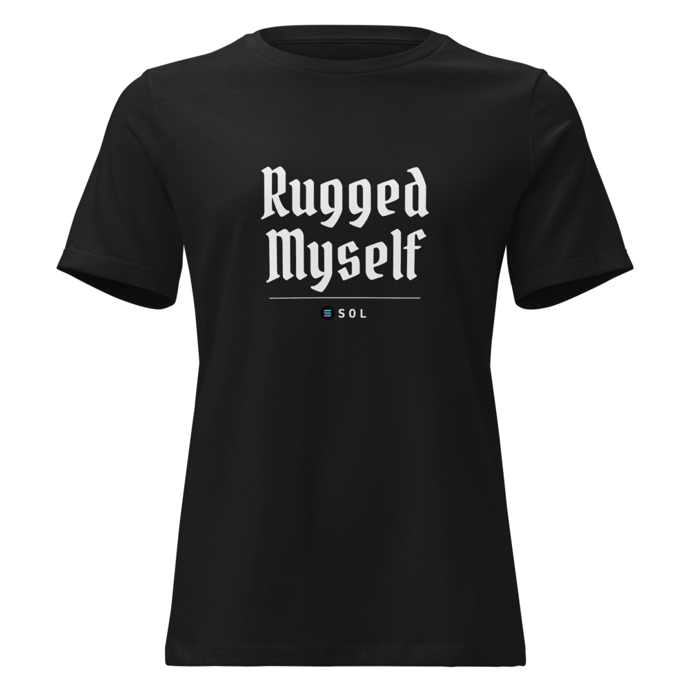 SOL “Rugged Myself” Gothic Women's Relaxed Tee