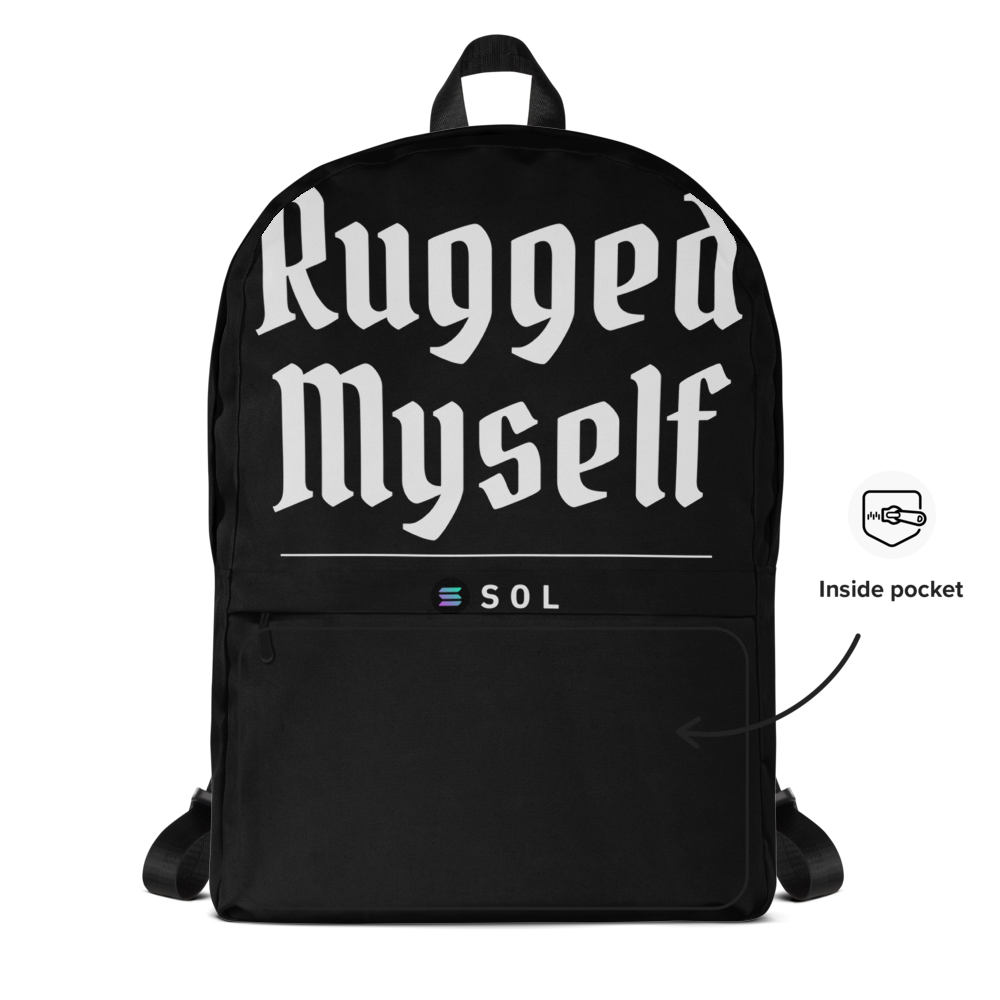 SOL “Rugged Myself” Gothic Backpack