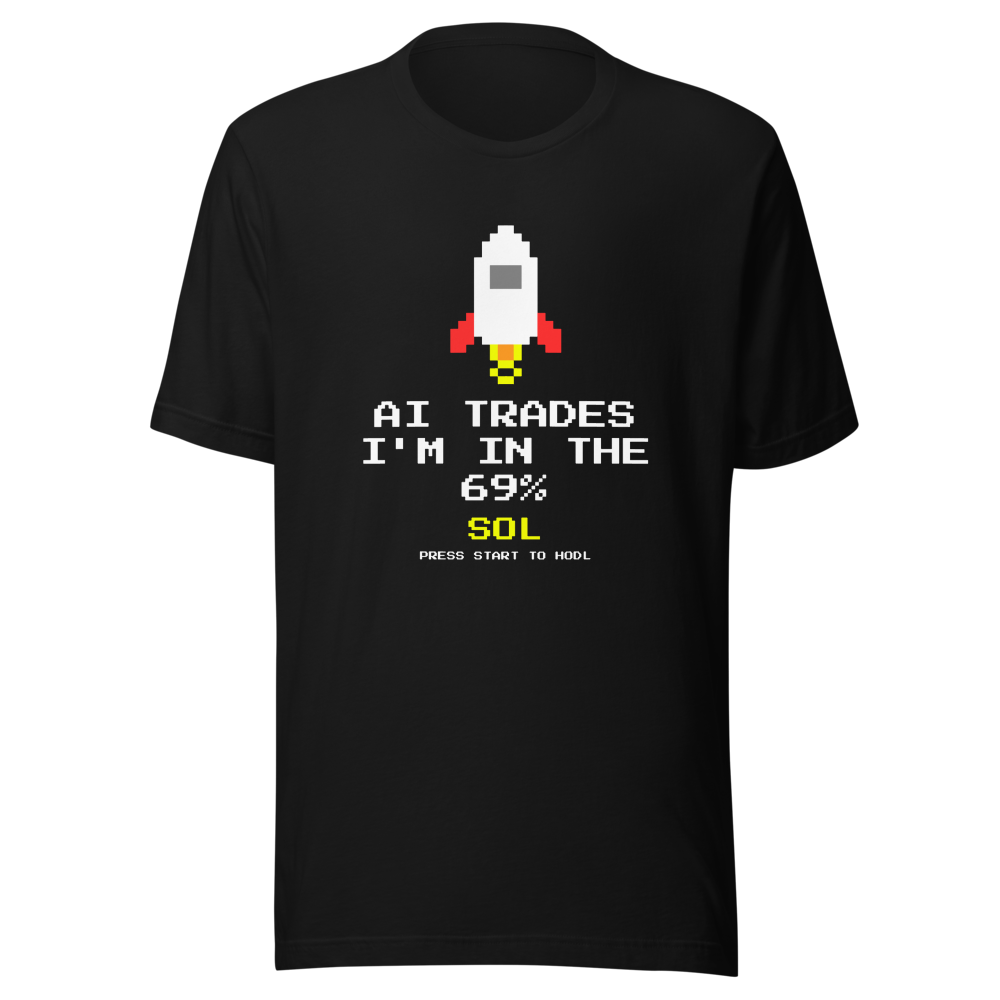 SOL “Ai Trades I'm In The 69%” 8-bit Classic Tee