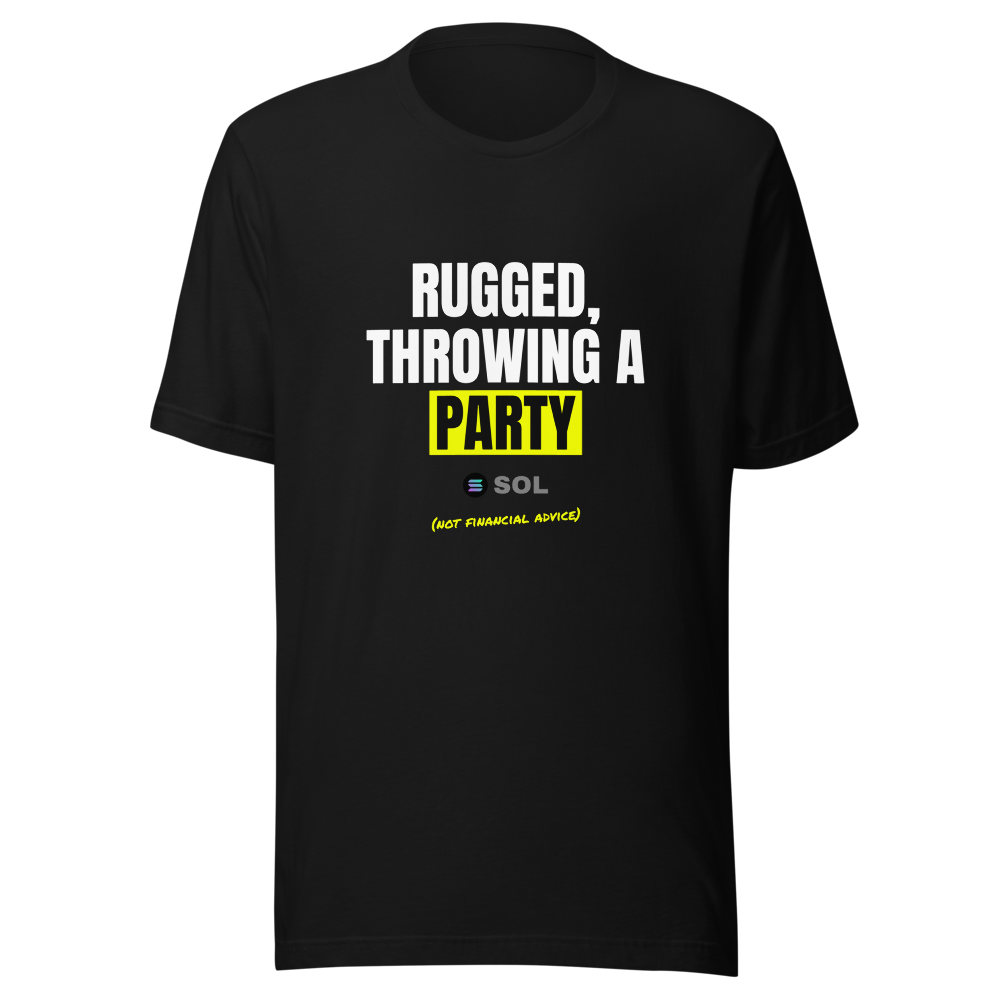 SOL “Rugged, Throwing A Party” Meme Classic Tee