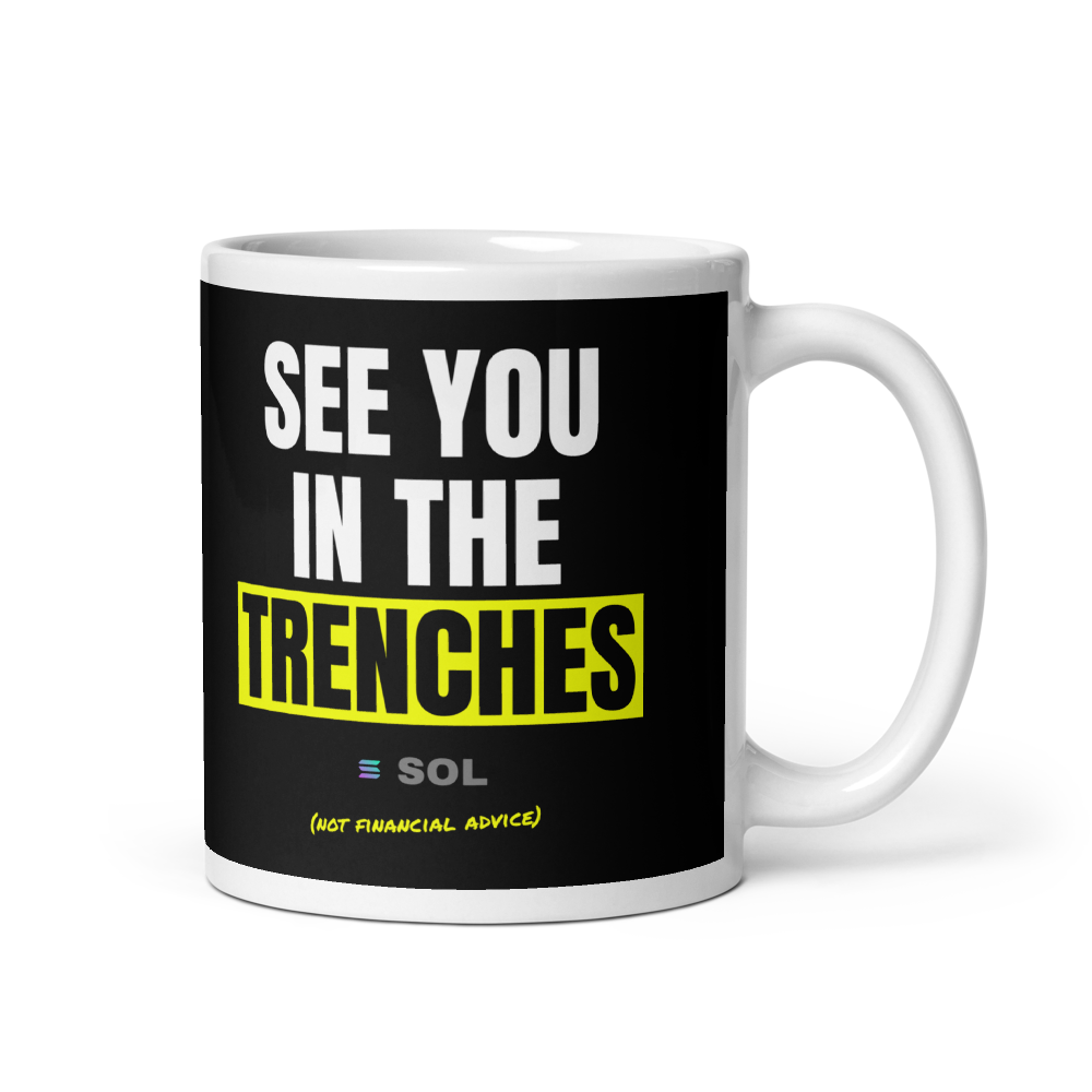 SOL “See You In The Trenches” Meme Mug